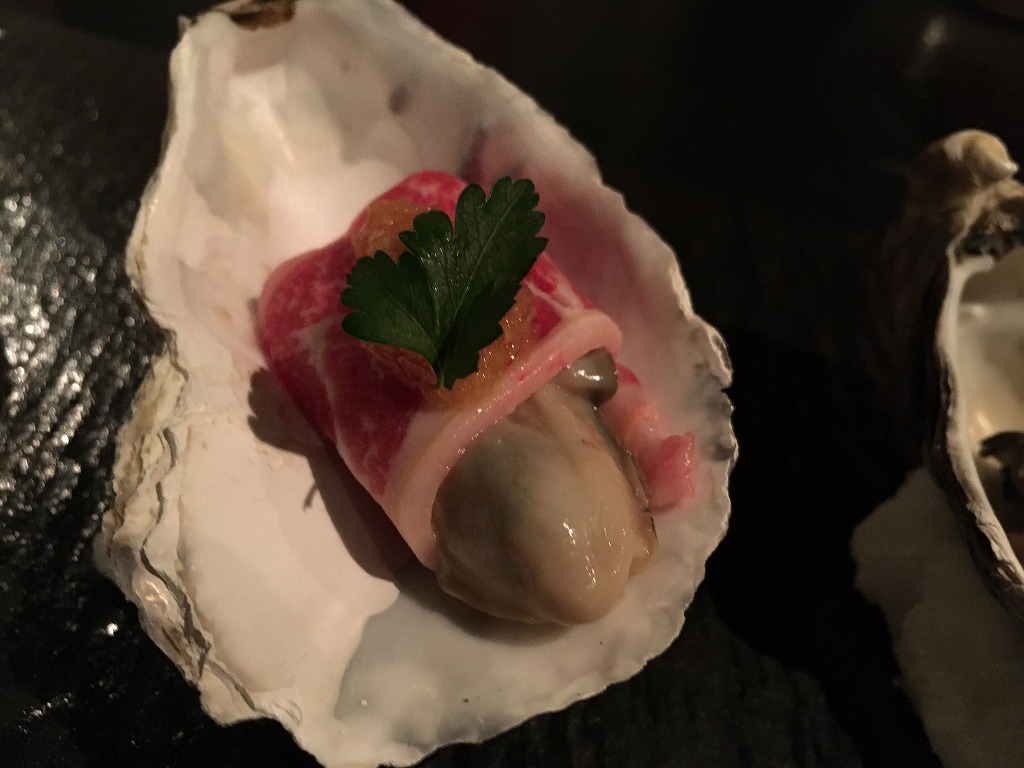 牡蠣のオビ巻き - ローストホース