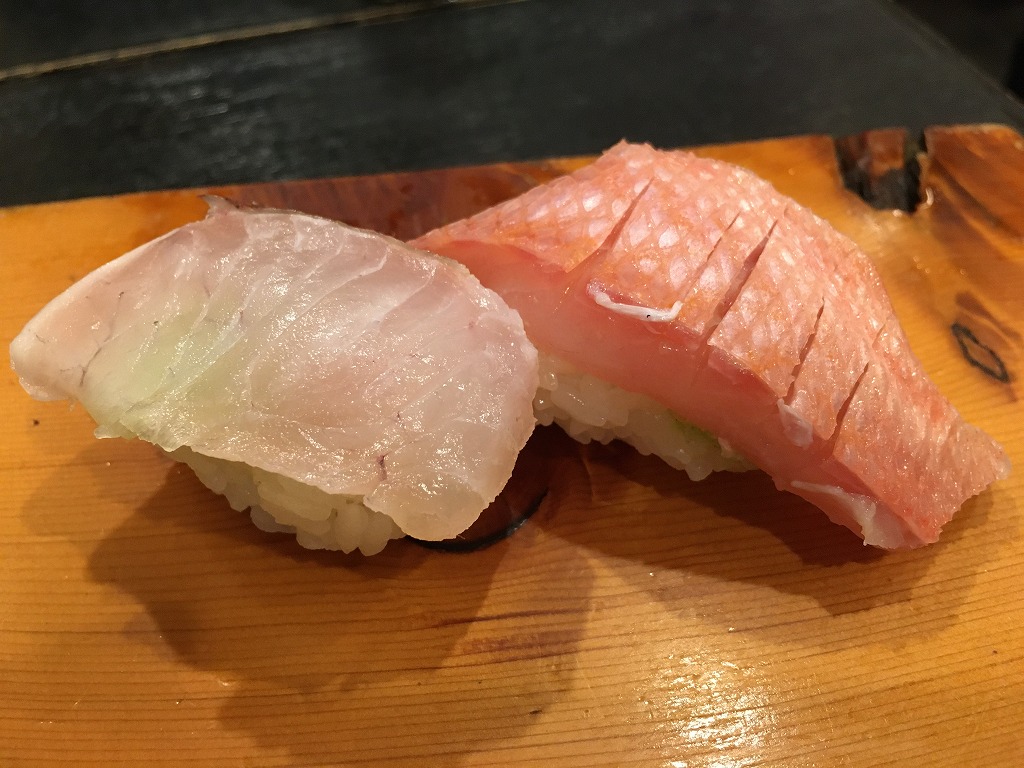 鯛＆キンメダイ - ぼぶ寿司