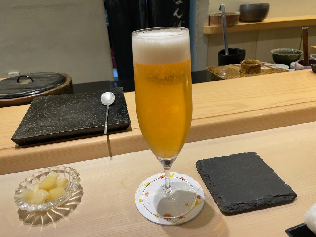 生ビール - 鮨 なんば