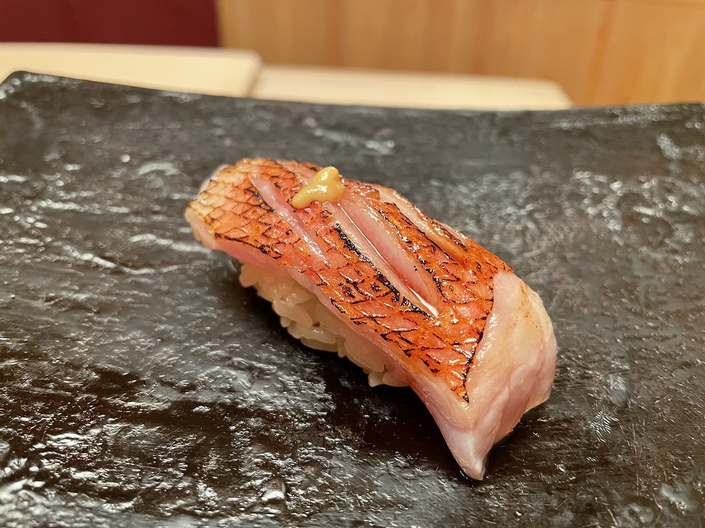 金目鯛(追加注文) - 日本橋蛎殻町 鮨 すぎた