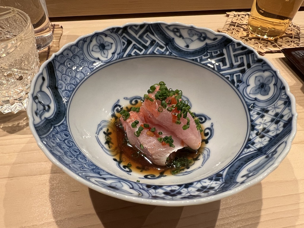 金目鯛のしゃぶしゃぶ - 鮨 くろ﨑