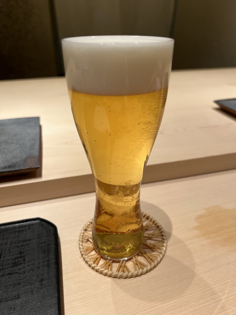 生ビール - 鮨 くろ﨑