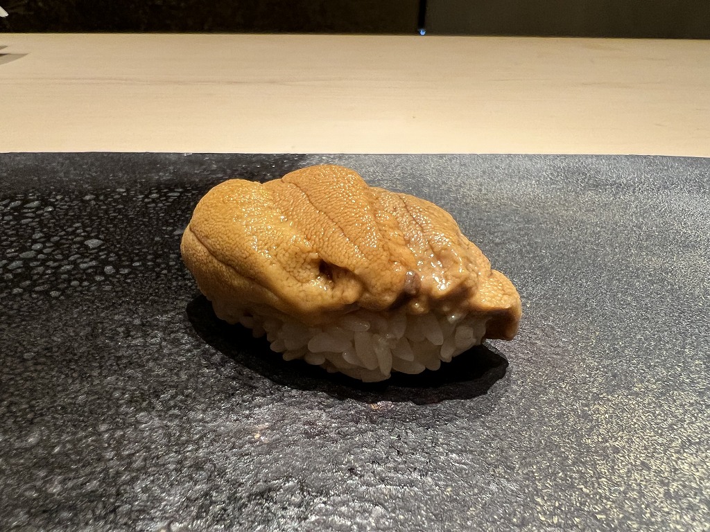 赤ウニ(佐賀 唐津産) - 鮨 くろ﨑