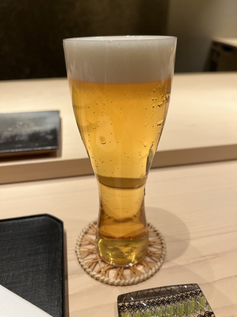 生ビール - 鮨 くろ﨑