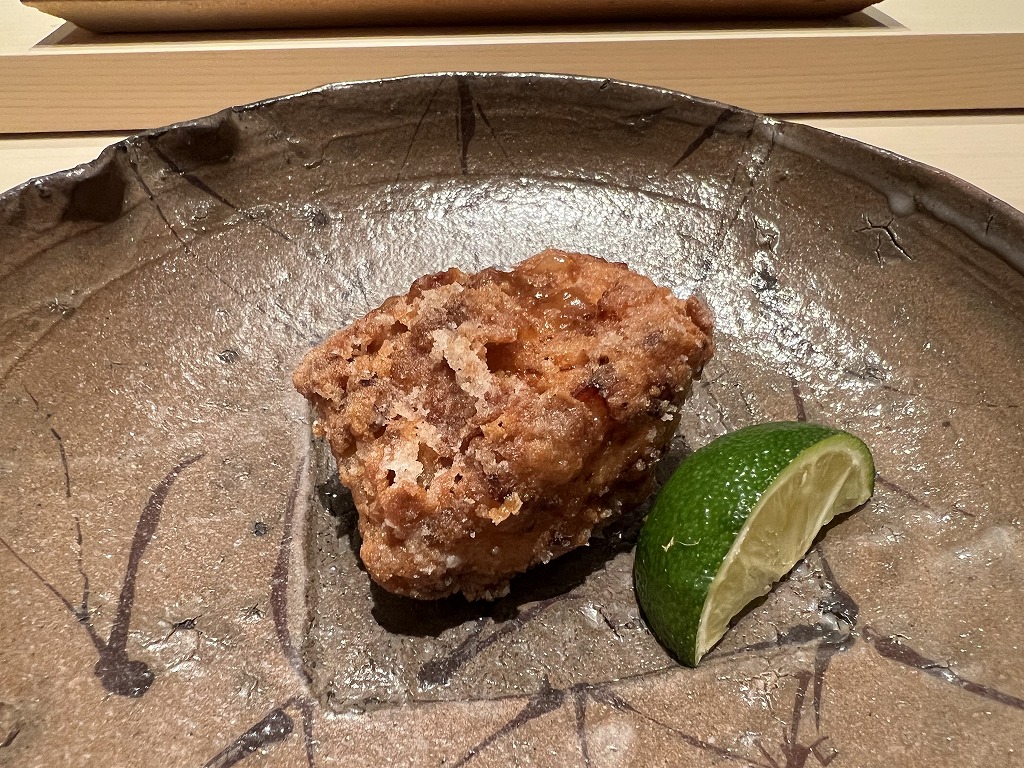 トラフグのから揚げ - 鮨 くろ﨑