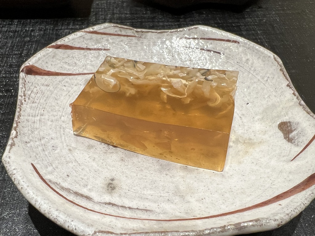 トラフグの煮こごり - 鮨 くろ﨑