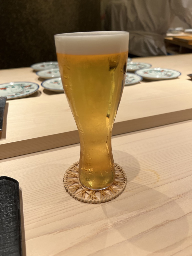 生ビール - 鮨 くろ﨑