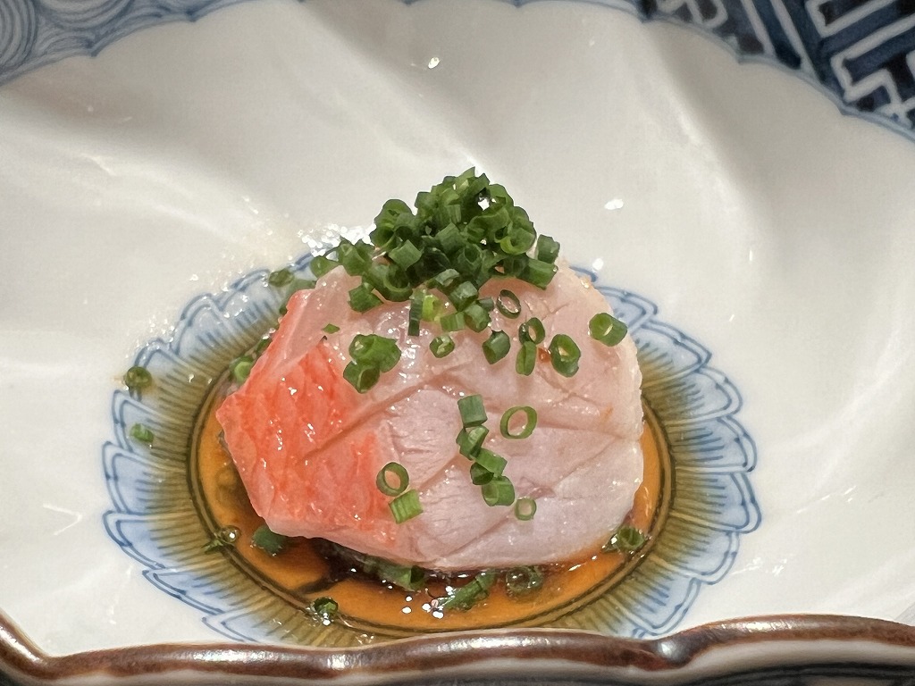 金目鯛のしゃぶしゃぶ - 鮨 くろ﨑