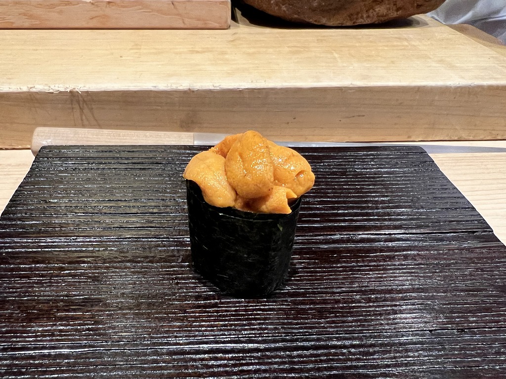 バフンウニ【にぎり】(北海道産) - 鮨 くろ﨑