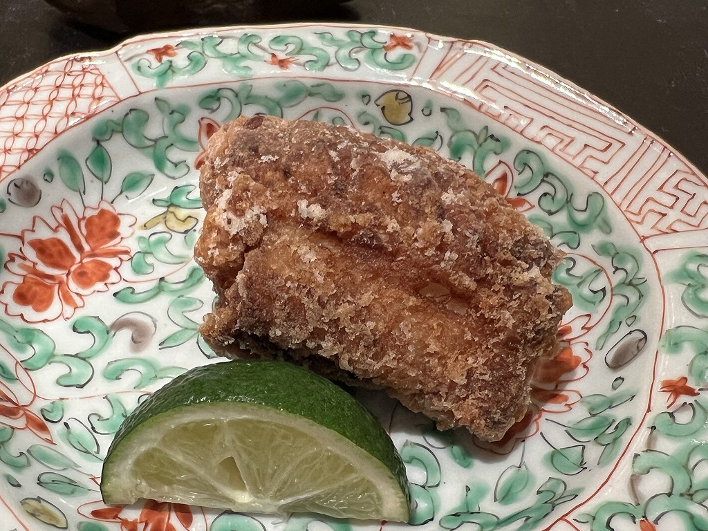 アイナメのから揚げ - 鮨 くろ﨑