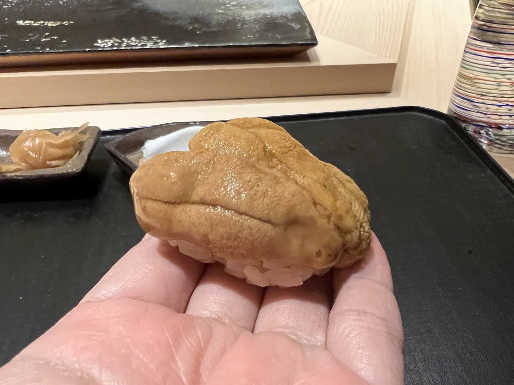 赤ウニ(小倉 藍島産) - 鮨 くろ﨑
