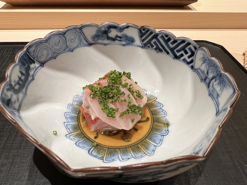 金目鯛のしゃぶしゃぶ - 鮨 くろ﨑