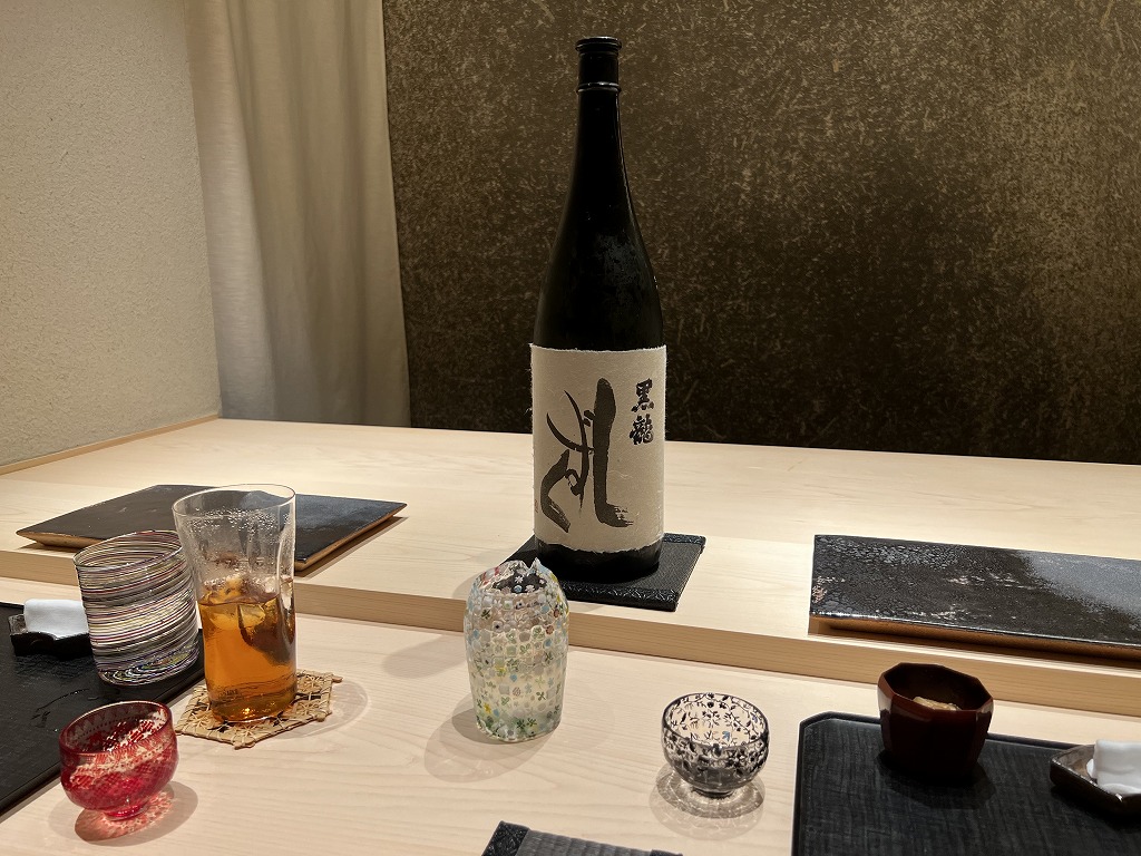 日本酒(黒龍 しずく) - 鮨 くろ﨑