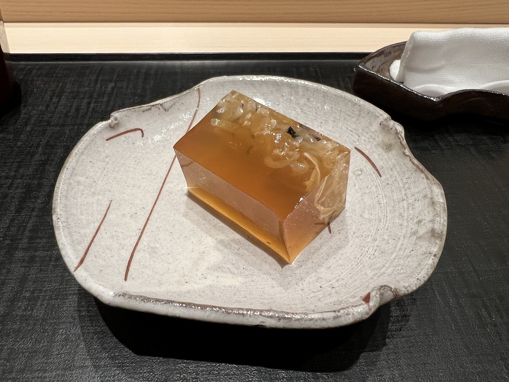 トラフグの煮こごり - 鮨 くろ﨑