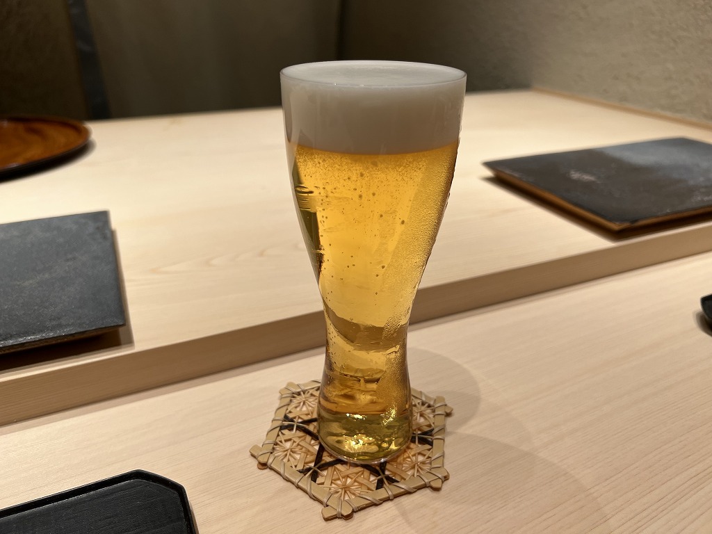 生ビール - 鮨 くろ﨑