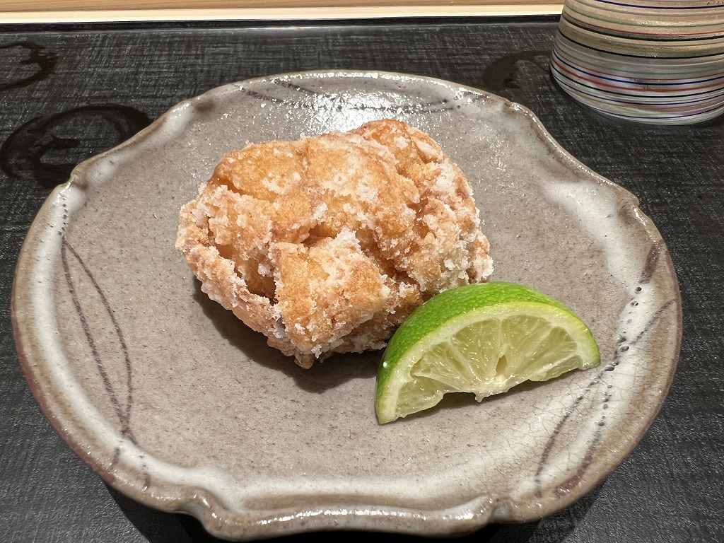 アイナメのから揚げ - 鮨 くろ﨑