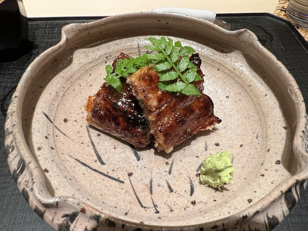うなぎの蒲焼(博多湾の天然物) - 鮨 くろ﨑