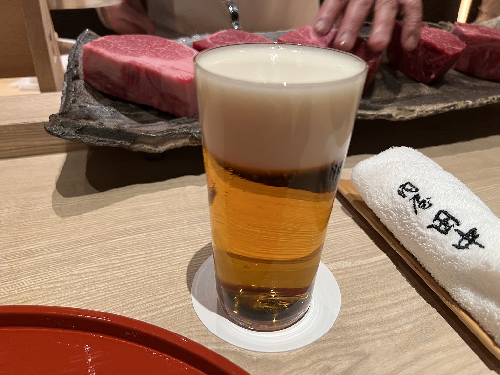 生ビール - 肉屋 田中