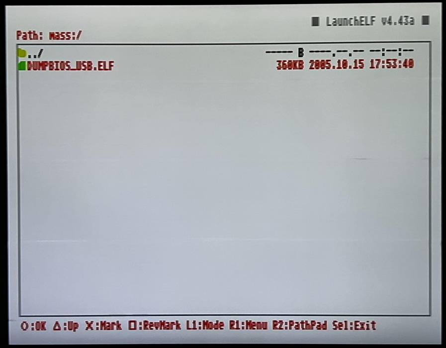 PS2 BIOS 吸い出し